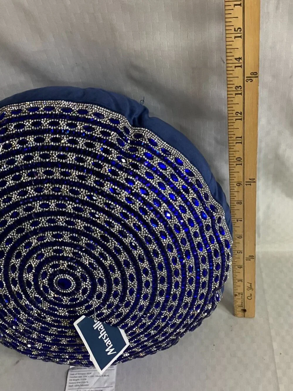 Sparkles Home Gatsby Round Pillow 15